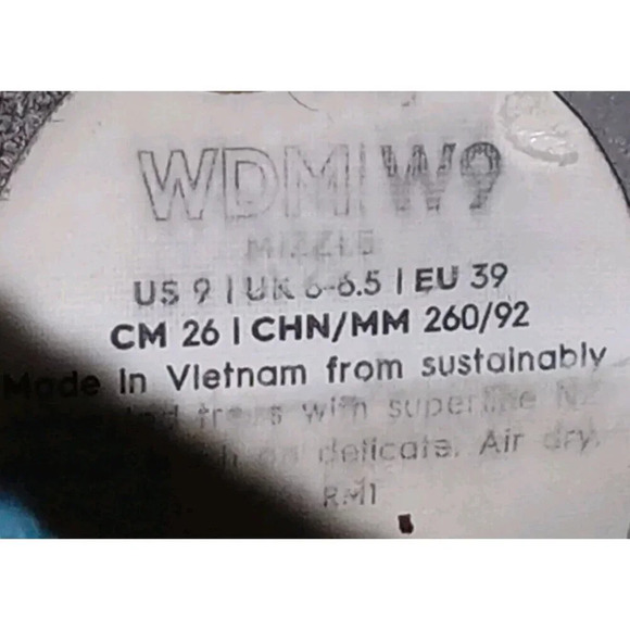 Allbirds Womens Wool Runner Mizzle Blue/Gray Running Shoes Size 9 - Picture 9 of 12